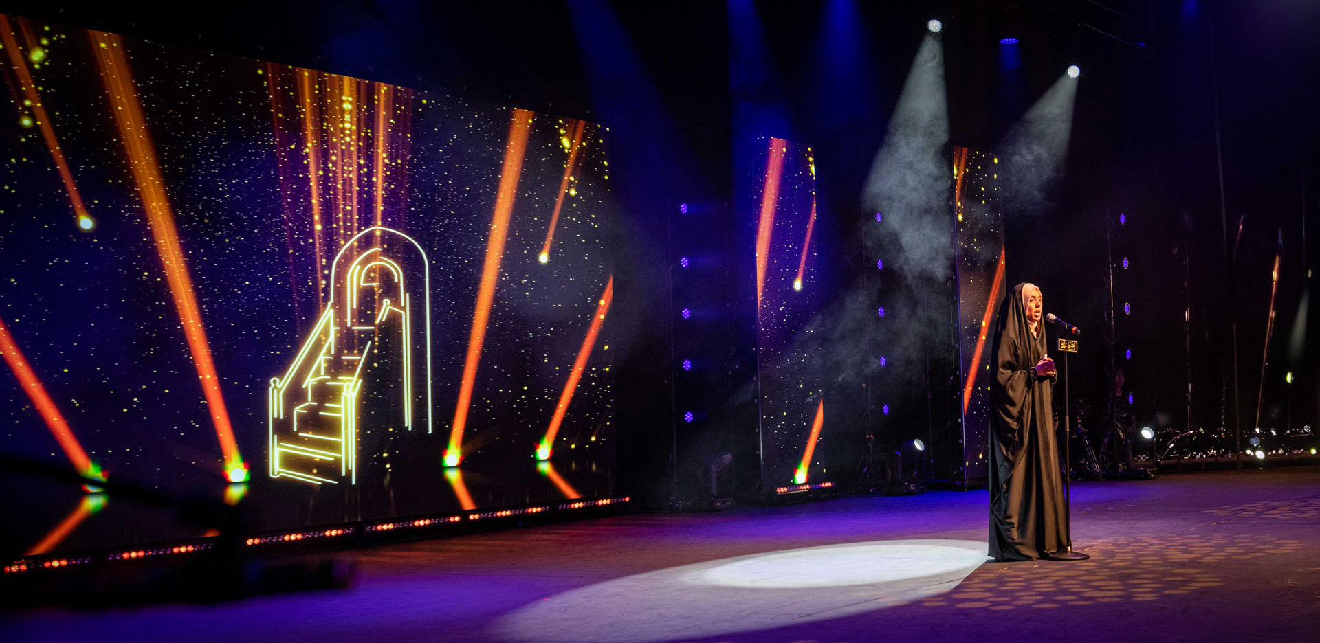 Contestant performing on The Shia Voice