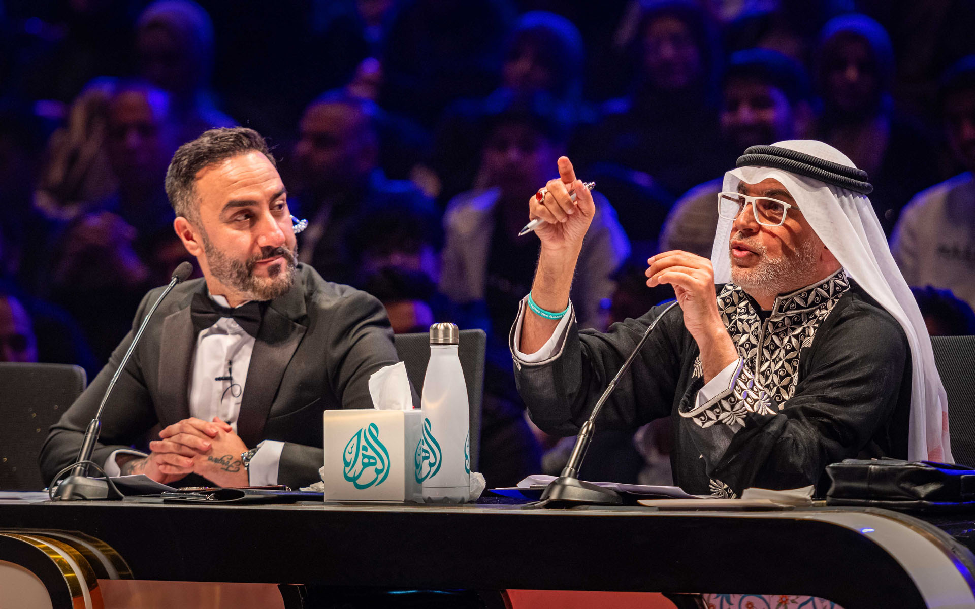 Judge giving feedback on The Shia Voice
